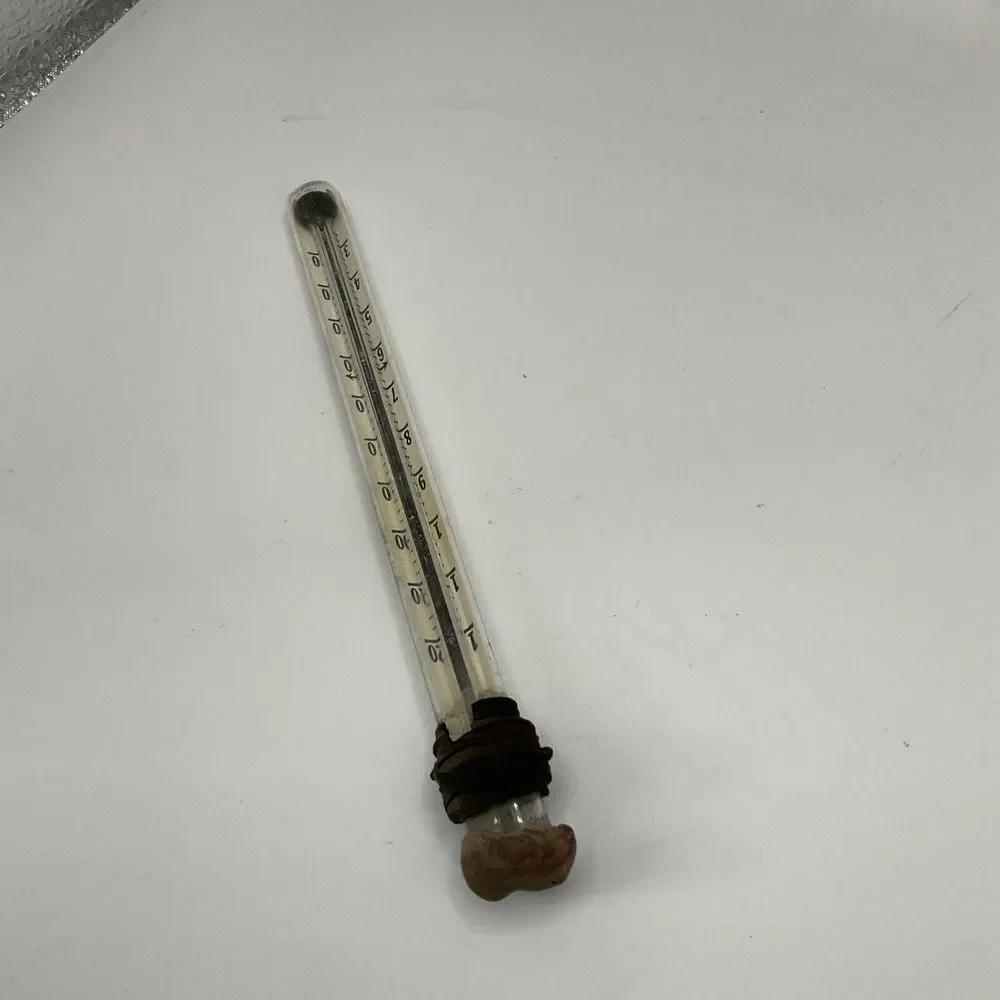 Vtg Hornstein‎ Photo Sales Glass Stirring Rod Thermometer Photography Darkroom